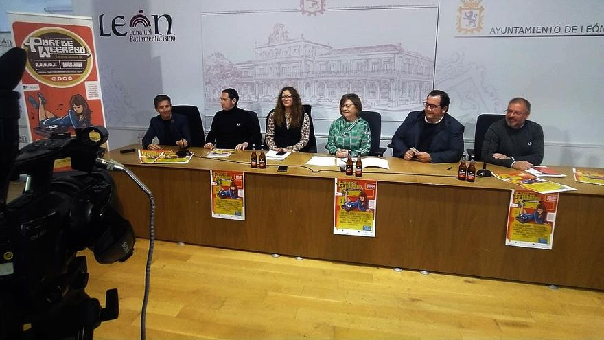 Rueda de Prensa de presentación del Purple Weekend 2022. en León