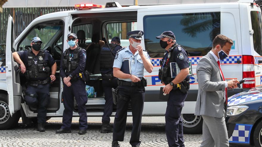 Más de un centenar de arrestos en Australia por protestas anticonfinamiento EFE/EPA/RUSSELL FREEMAN