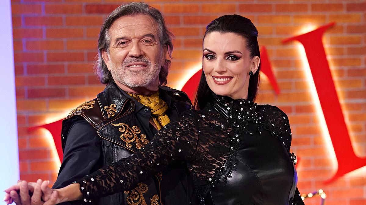 Pepe Navarro y su pareja de baile en 'Bailando con las estrellas'