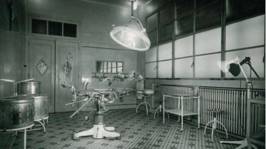 Paritorio de la Maternidad de Zaragoza