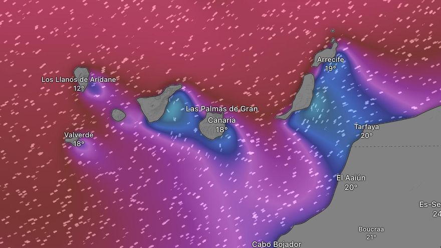Aemet amplía los avisos amarillos para Canarias esta semana