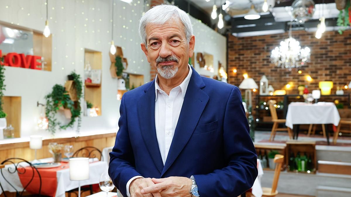 Carlos Sobera, en el plató de 'First Dates'