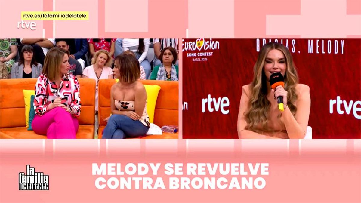 Silvia Intxaurrondo visita 'La familia' y defiende a RTVE tras la crítica de Melody: "Estar contra un genocidio no es política"