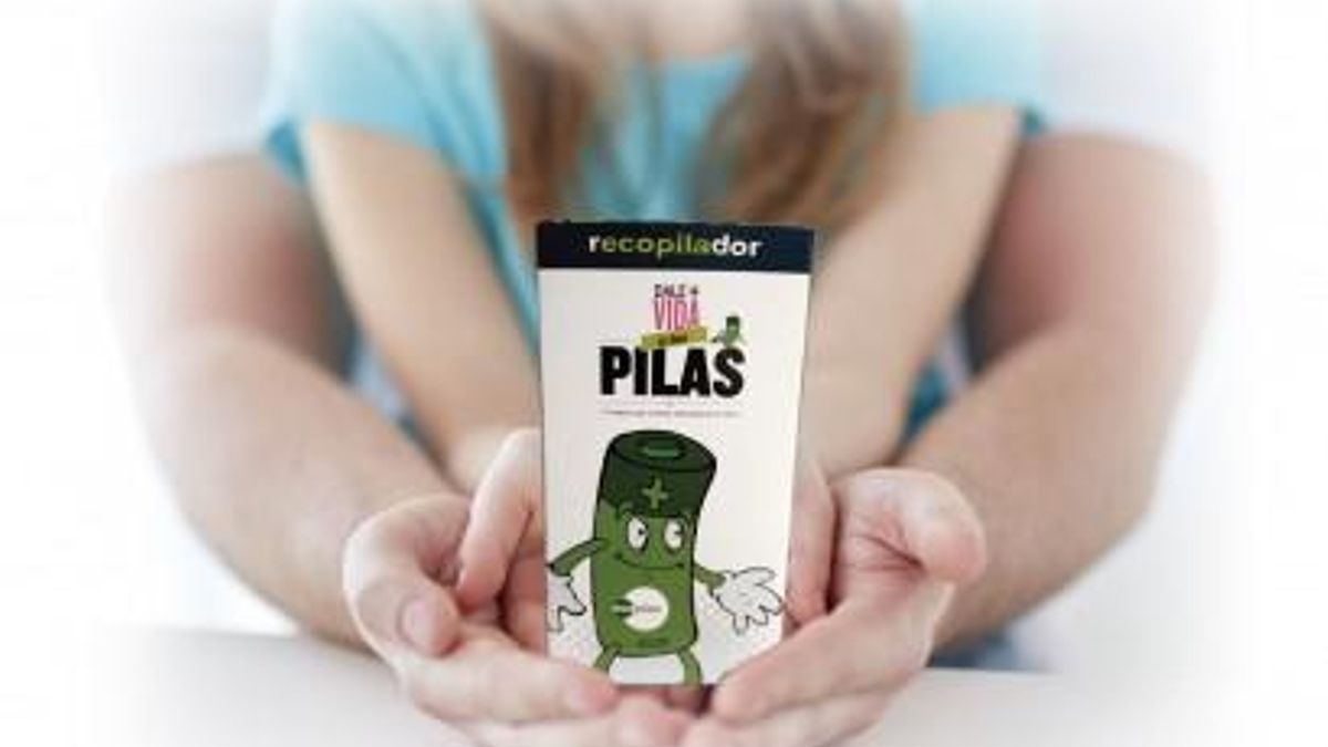 Campaña de reciclaje de pilas usadas
