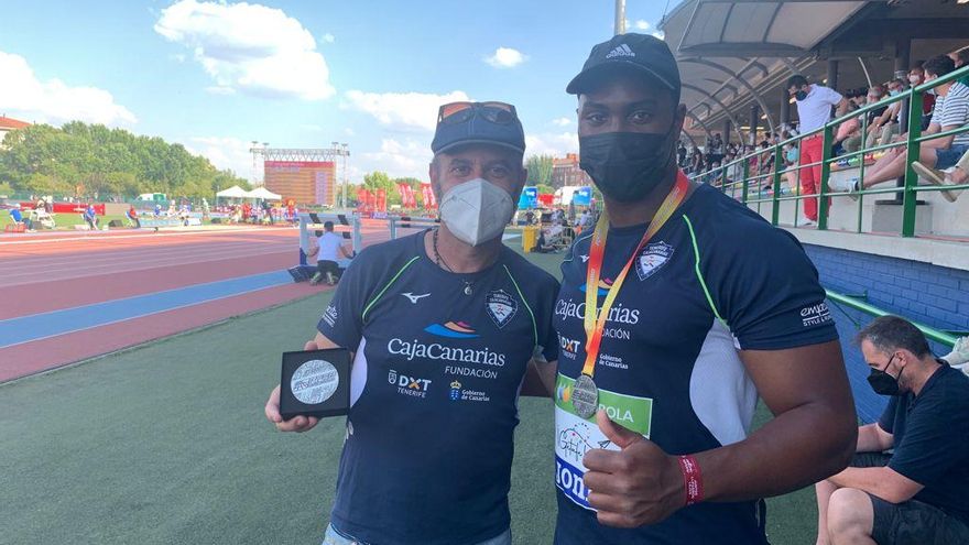 Yasiel Sotero, subcampeón de España absoluto en lanzamiento de disco