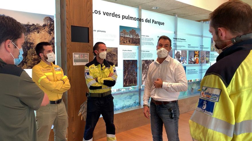 Inauguración de la muestra en la Dehesa de Corduente