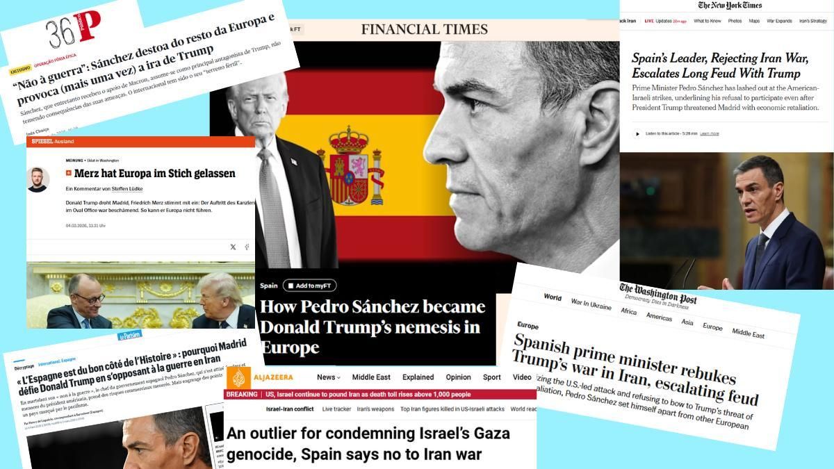 "Sánchez se ha convertido en la némesis de Trump": la prensa internacional destaca el enfrentamiento entre España y EEUU
