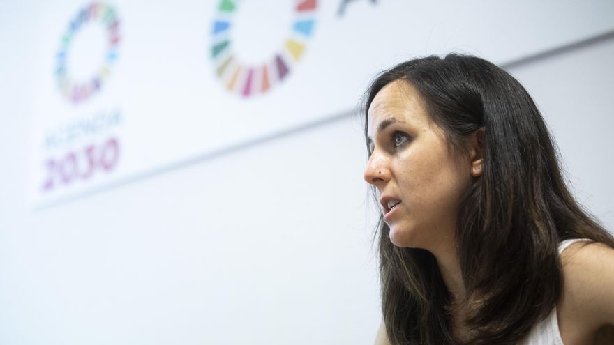 La secretaria de Estado para la Agenda 2030, en un momento de la entrevista.