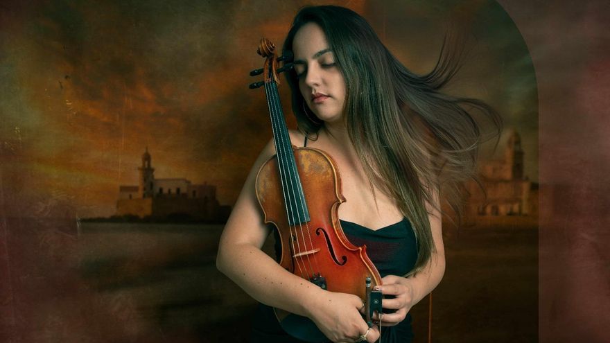 Aires del barrio de La Viña al violín para poner banda sonora a Julio Romero de Torres