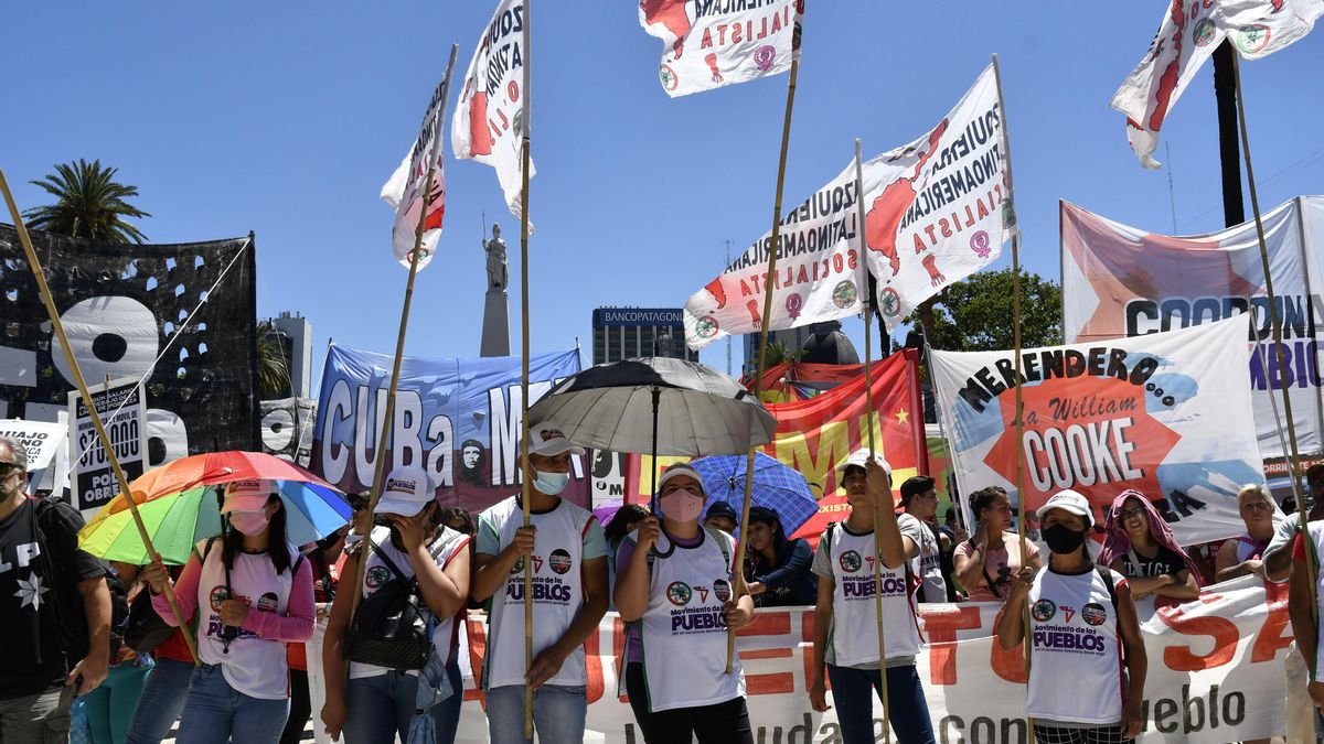 Movimientos sociales protestaron "contra el FMI, el pago de la deuda externa y el ajuste"