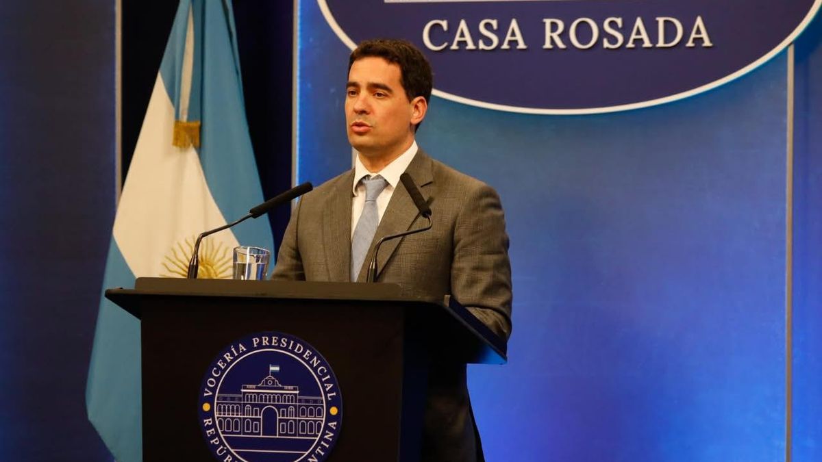Adrián Ravier, vocero presidencial.