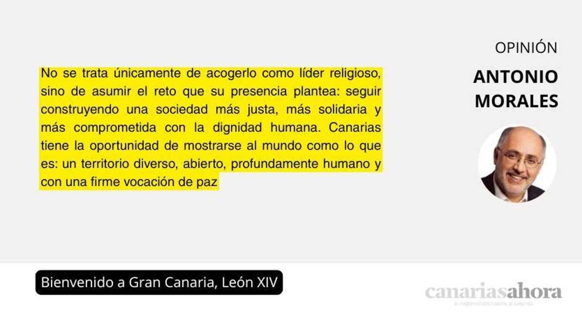 Welcome to Gran Canaria, Leon XIV