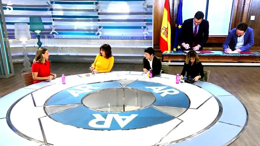 Yolanda Díaz, en enero de 2020 en 'El programa de AR'