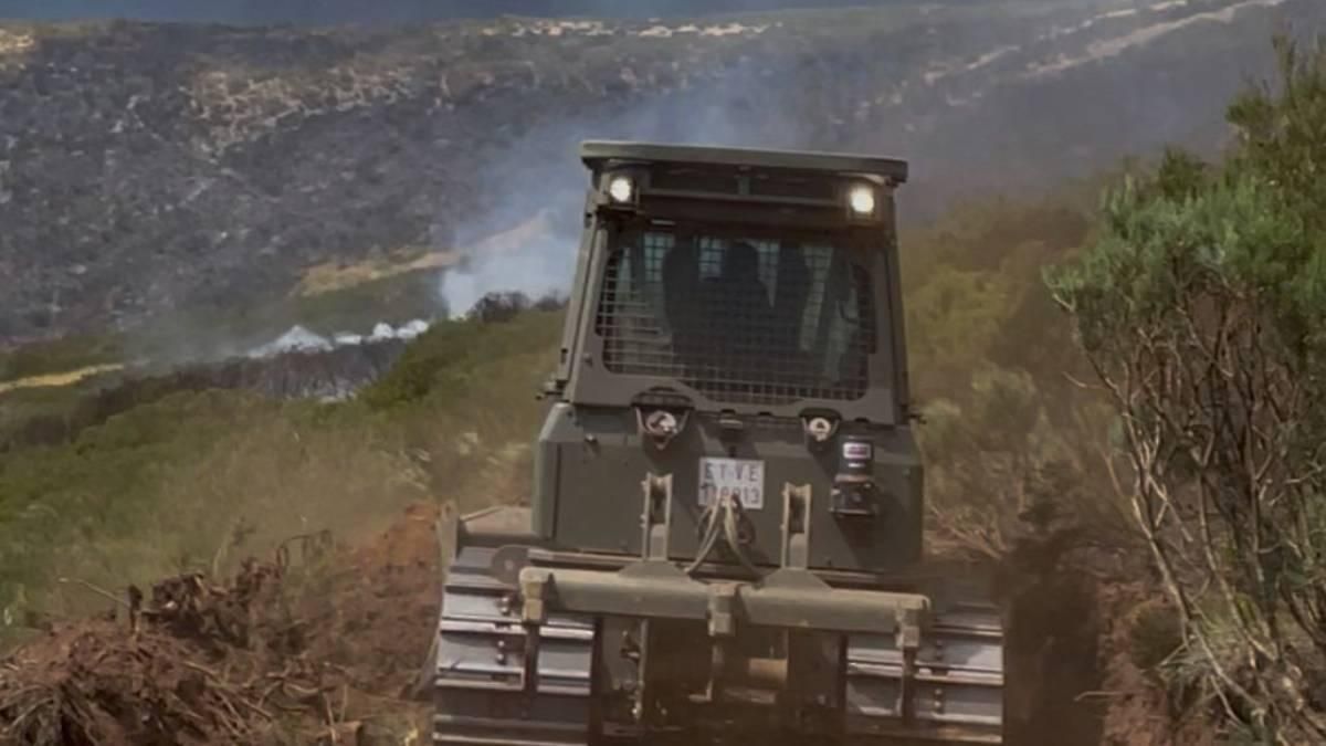 La Brigada Guzmán el Bueno X lucha contra el fuego en Castilla y León, en imágenes