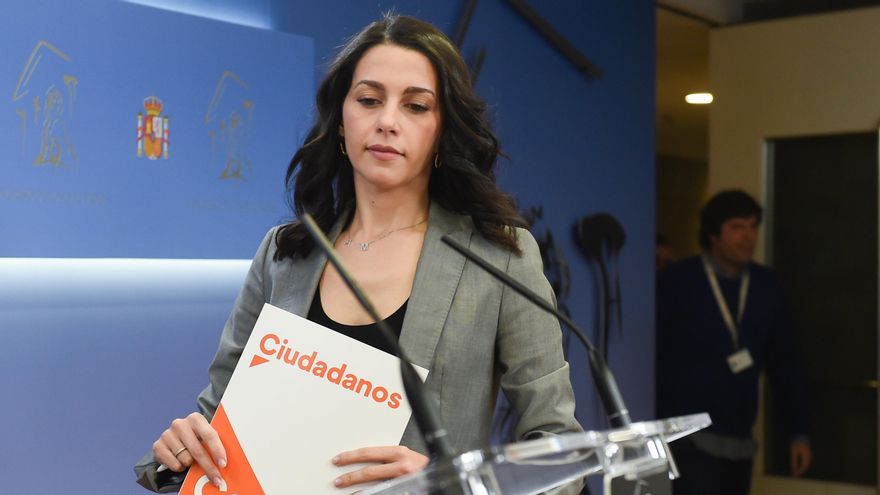 La presidenta de Ciudadanos, Inés Arrimadas.