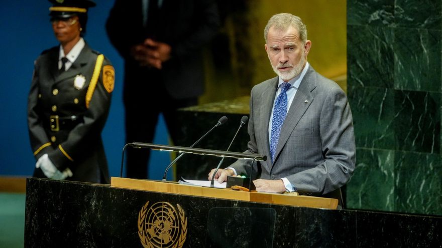 Felipe VI exige en la ONU a Israel "detener ya la aberrante masacre" en Gaza sin calificar de genocidio la ofensiva de Netanyahu