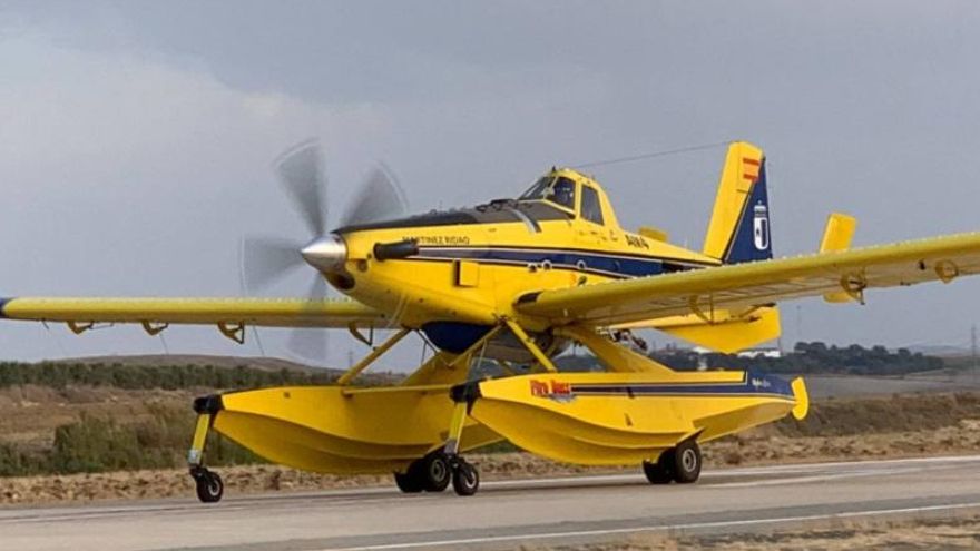 Un tercer avión anfibio y el aeródromo de Mirabel, las novedades de la campaña contra incendios