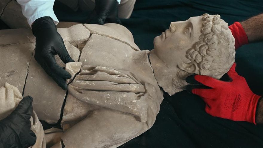 Descubiertas nuevas estatuas romanas en una ciudad antigua de Turquía