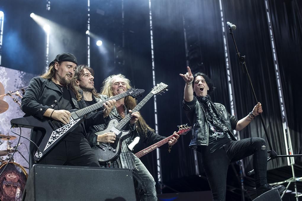 Avalanch mostró sus cualidades musicales sobre el escenario de los Campos del Malecón. | JOAQUÍN GÓMEZ SASTRE