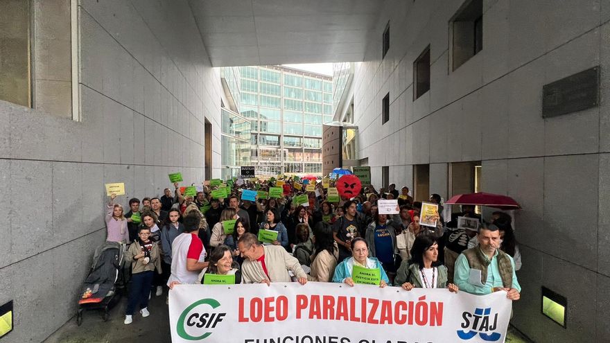 Los funcionarios de justicia suspenden la huelga indefinida hasta que haya un nuevo gobierno