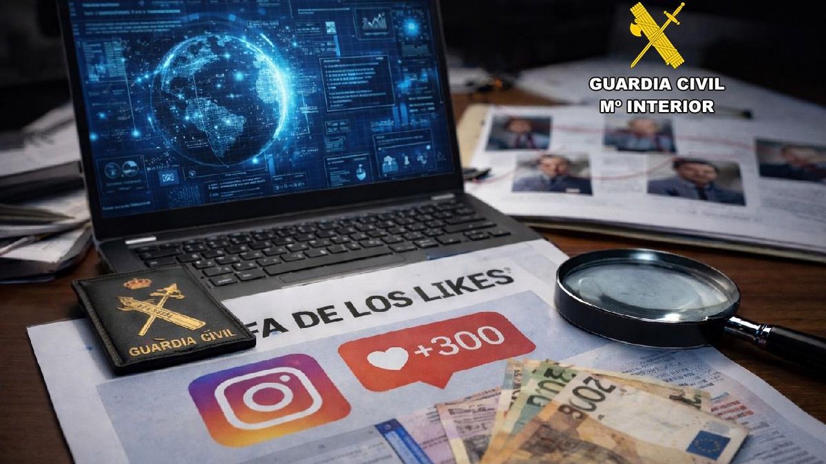 La Guardia Civil detiene a cinco personas por la 'estafa de los likes' con una víctima en Córdoba
