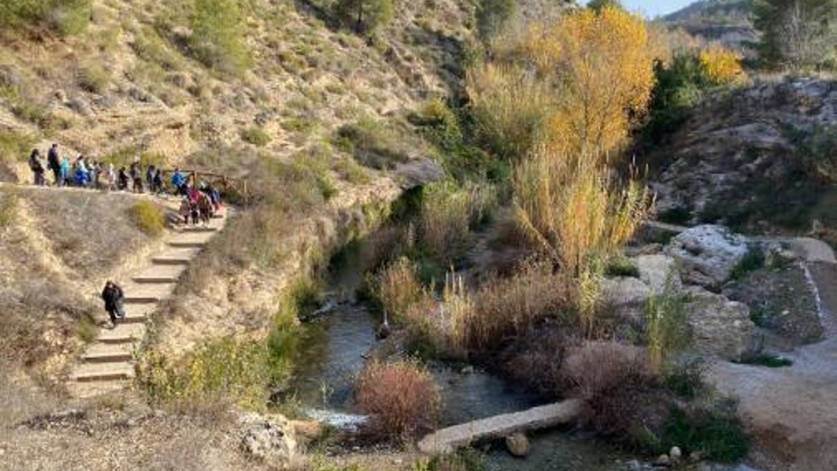 El programa “Vive Tu Río” arranca en Bullas con una ruta interpretativa con el alumnado del CEIP Antonio Machado