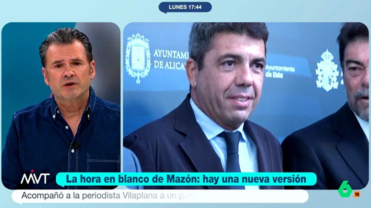 Iñaki López condena en laSexta la "nueva mentira" de Carlos Mazón sobre la DANA de Valencia: "Es una vergüenza"