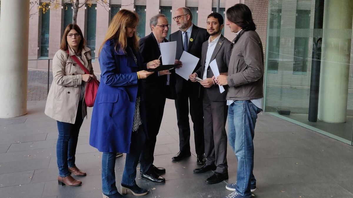 Torra tras autoinculparse por el 1-O: "Cada derecho negado lo volveremos a ejercer"