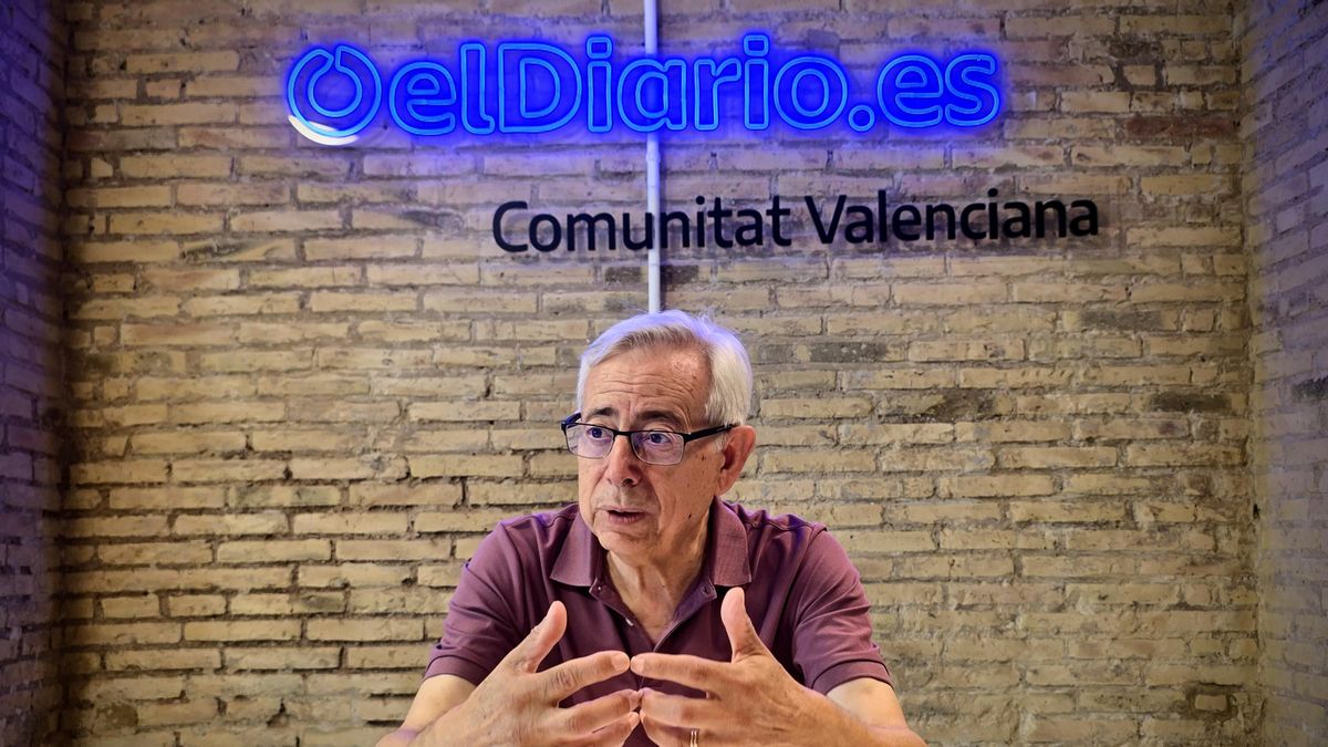 El sociólogo Antonio Ariño, durante la entrevista.
