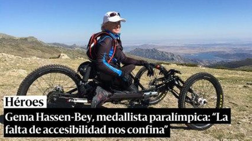 Gema Hassen-Bey, medallista paralímpica: "La falta de accesibilidad nos confina"