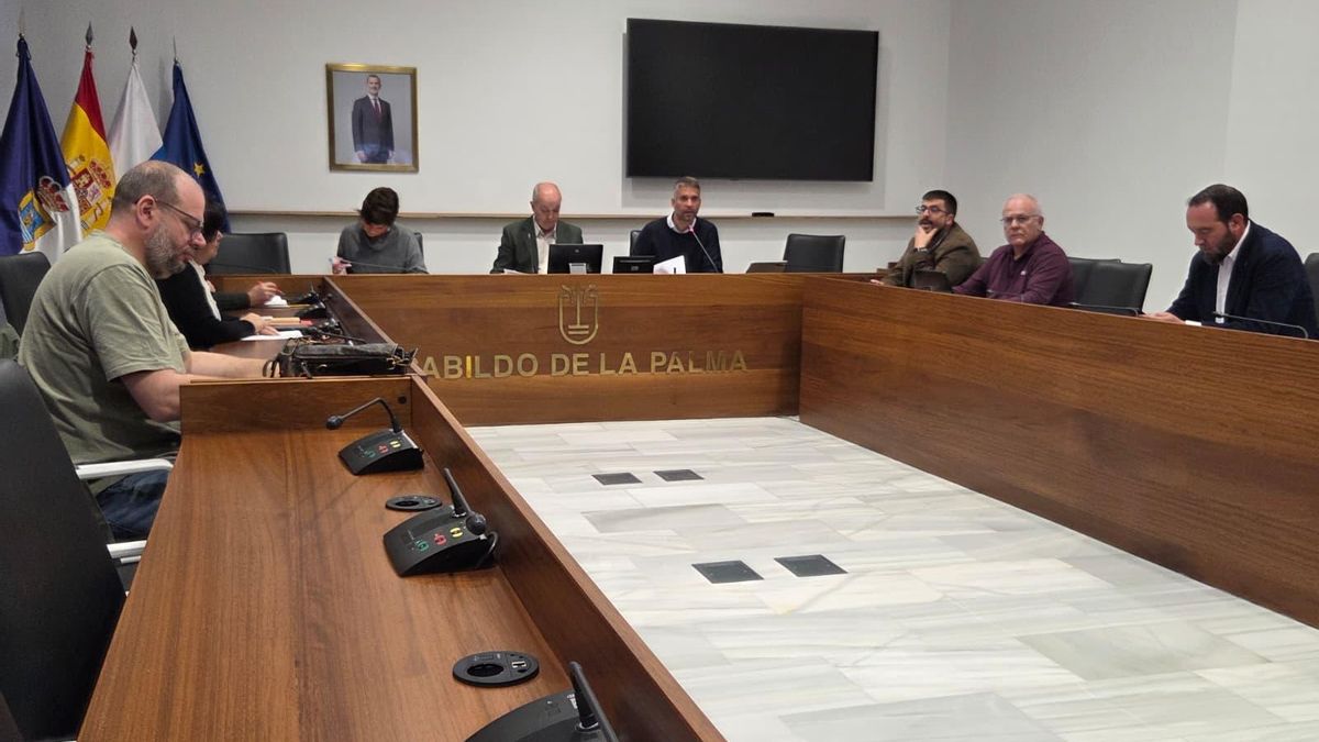 Reunión  del Consejo Insular de Aguas de La Palma.