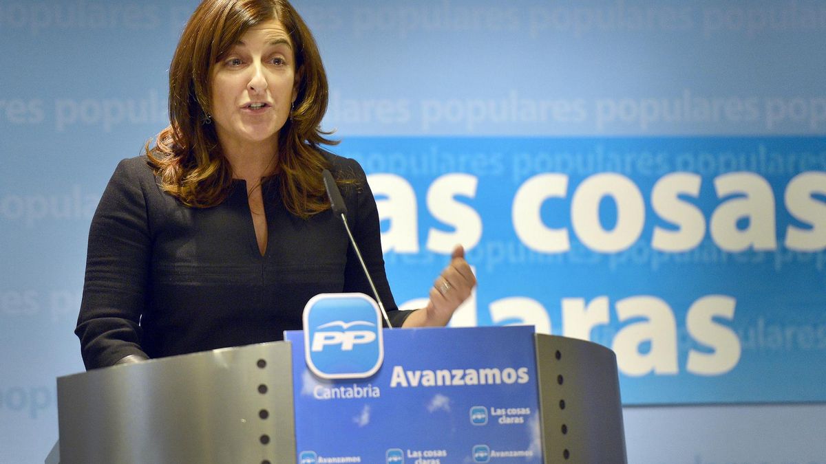 La presidenta del PP de Cantabria, María José Sáenz de Buruaga.