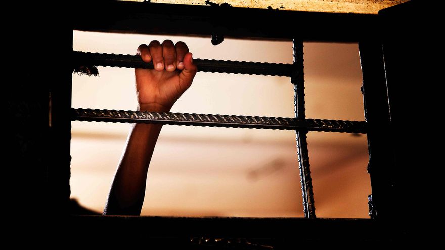 El centro de detención de inmigrantes de Saná