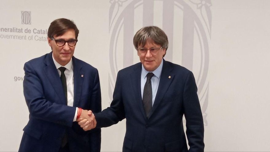 Illa se reúne con Puigdemont en Bruselas para consolidar su "amnistía política"