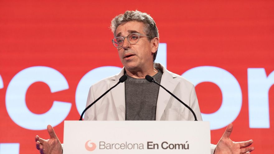 El número dos de Barcelona Comú, Jordi Marti, valora los sondeos a pie de urna.