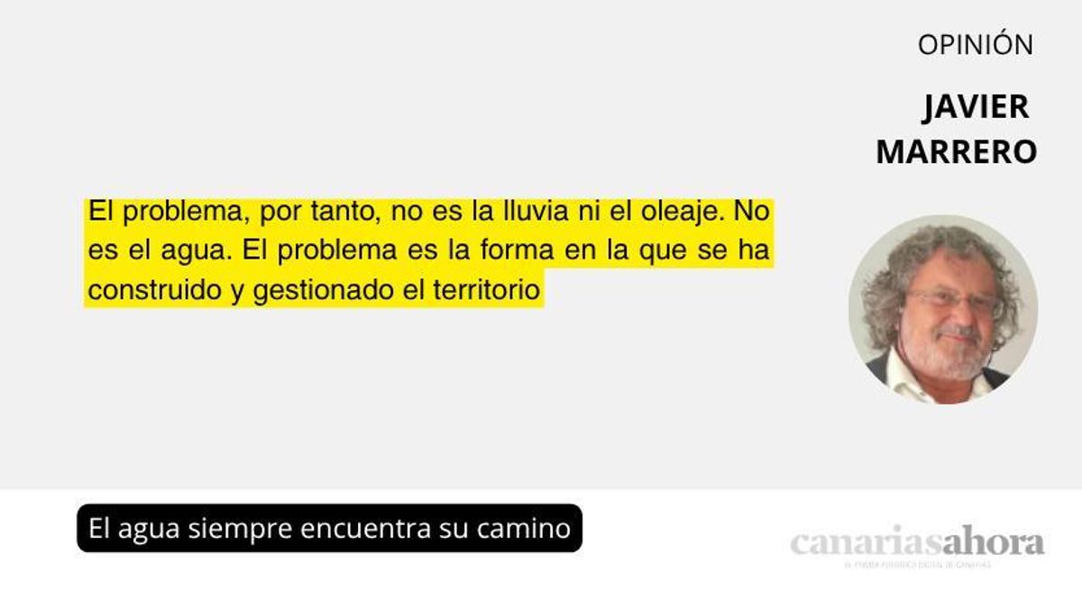 El agua siempre encuentra su camino