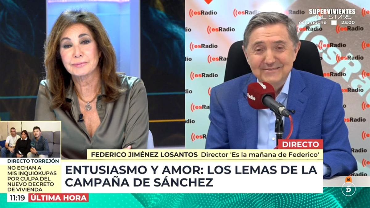 Jiménez Losantos llama en Telecinco a "aplastar" y "perseguir" a la izquierda tras alimentar el bulo del "pucherazo" el 29N
