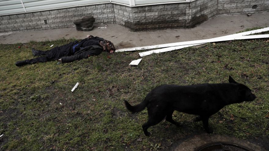 Bucha (Ucrania) EFE/EPA/ATEF SAFADI ATTENTION EDITORS: GRAPHIC CONTENT