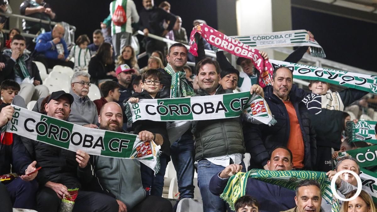 Grada Blanquiverde del Córdoba CF - Real Murcia
