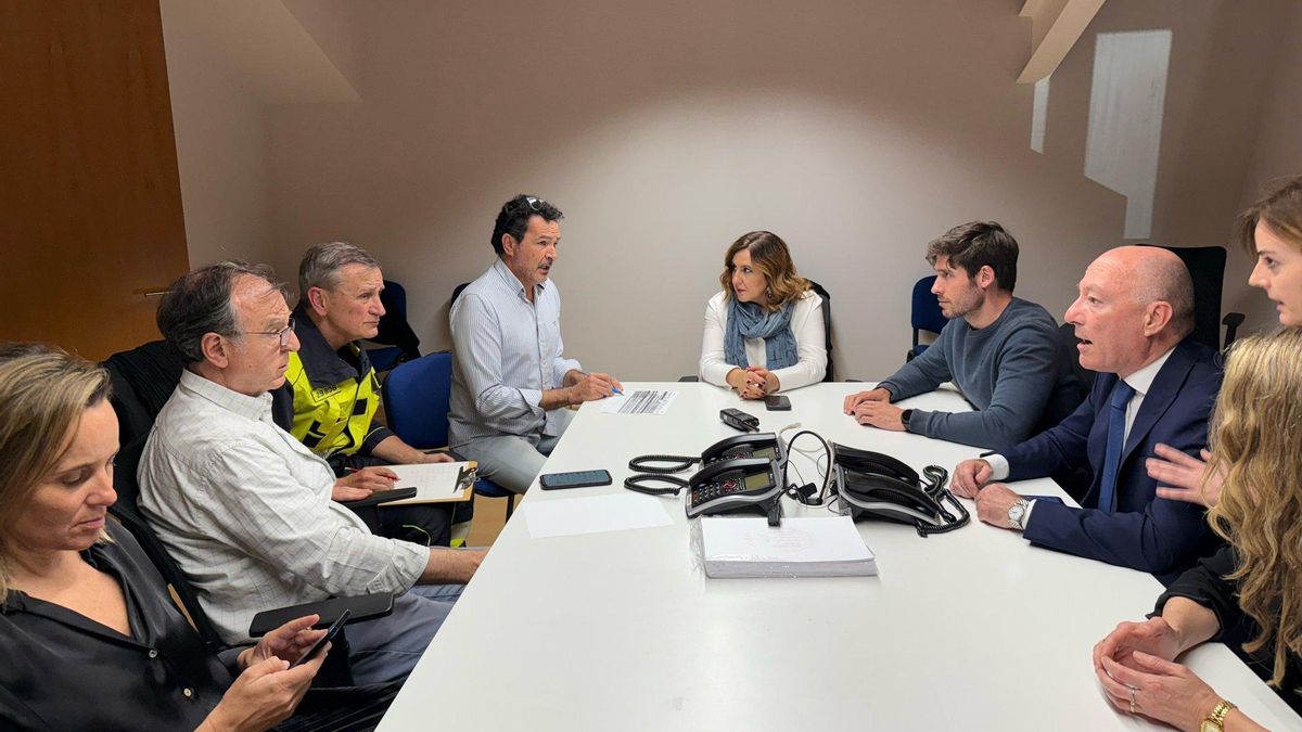 Imagen de la reunión del Cecopal de València.