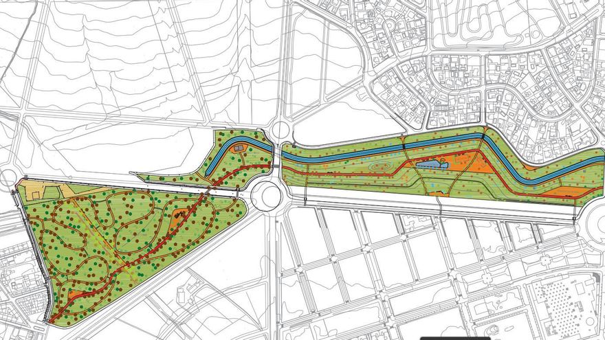 Un 'skatepark' y una pista de atletismo, nuevas actuaciones en la segunda fase de obras en el Parque del Canal