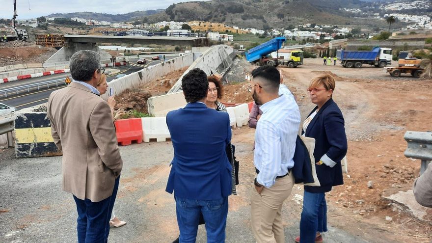 La justicia paraliza las obras de la cuarta fase de la circunvalación grancanaria a su paso por Arucas