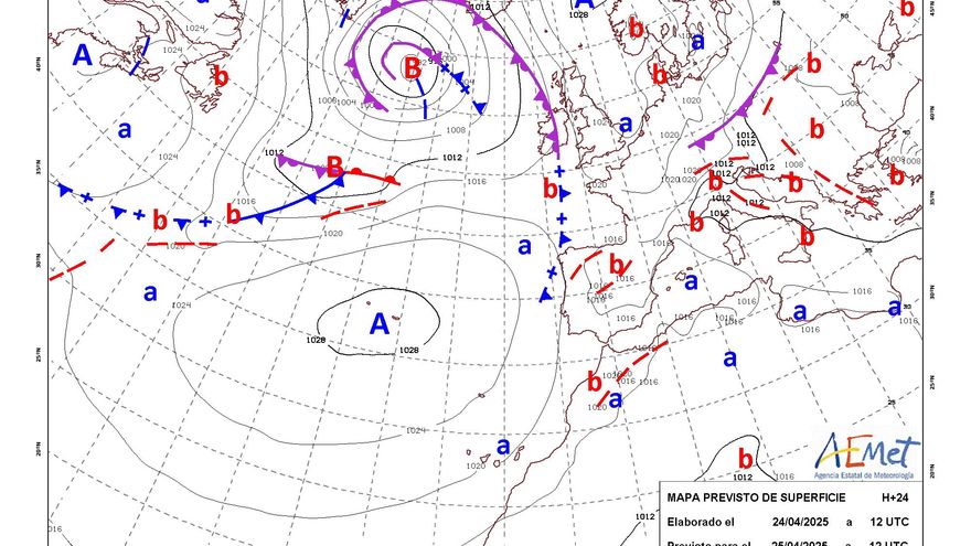 Inestabilidad este viernes, con lluvias en el sureste, Cantábrico y zonas montañosas