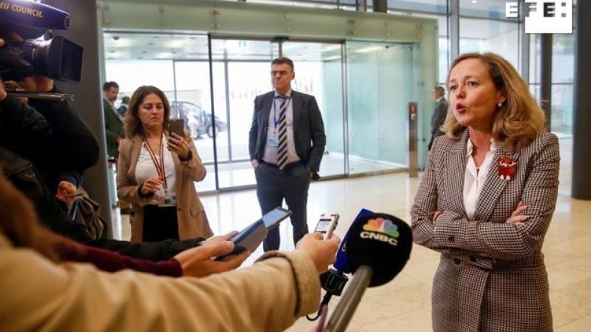 La ministra de Economía en funciones, Nadia Calviño.