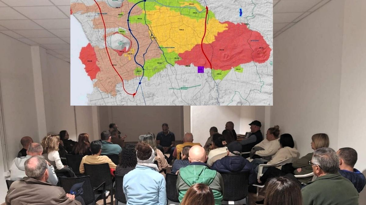 Los vecinos de la ‘zona cero’ del Tajogaite se movilizan por la falta de información sobre el futuro espacio protegido y su derecho a indemnizaciones