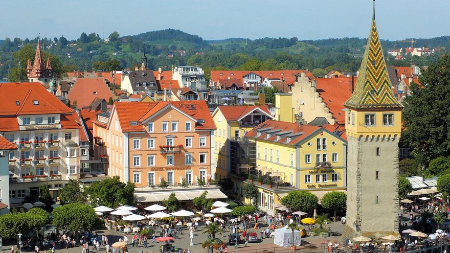 Casco histórico de Lindau.