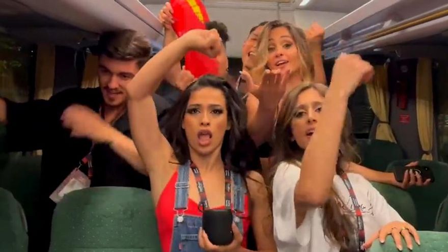 Chanel encara la final de Eurovisión rodeada de fans y respaldada por decenas de artistas