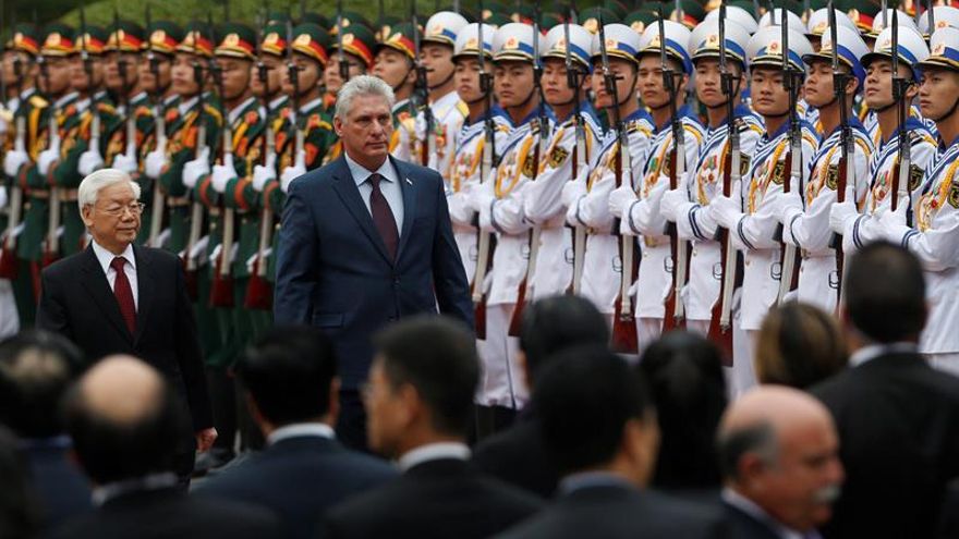 Díaz-Canel se reúne con el presidente de Vietnam para afianzar relaciones