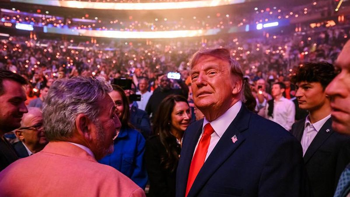 Donald Trump, durante un partido de la NBA en Nueva York el pasado 8 de junio.