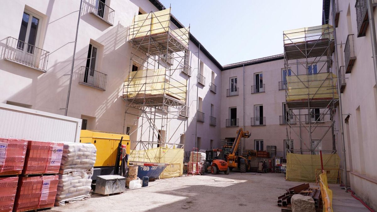Estado de las obras en el Palacio de la Duquesa de Sueca